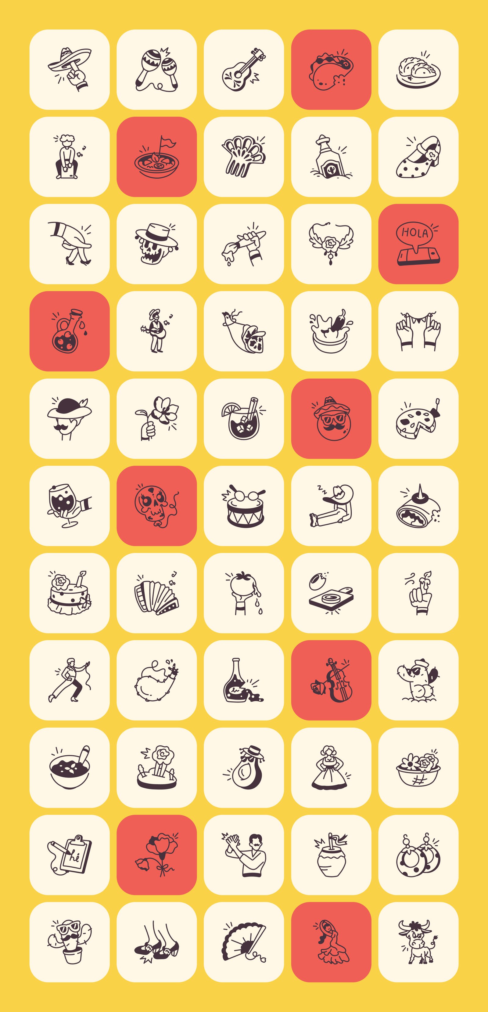Spanish Doodles Icon