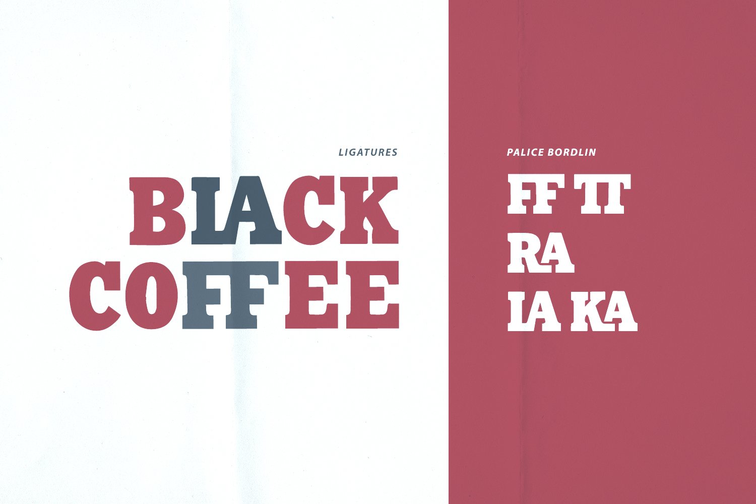 Palice Bordlin Vintage Bold Display Serif Font