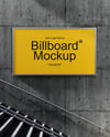 Billboard in Underground Passage Mockup