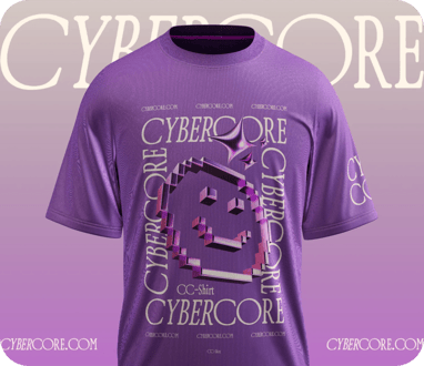 Purple t-shirt 3D Mockup
