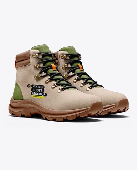 Hiking Boots Mockup - Shoe mockups