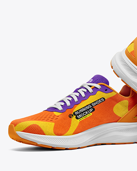 Pair Of Running Shoes Mockup