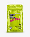 Metallic Coffee Bag Mockup