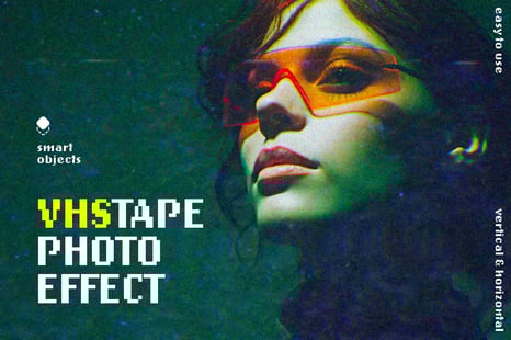 Old Vhs Tape Photo Template - Creative Store