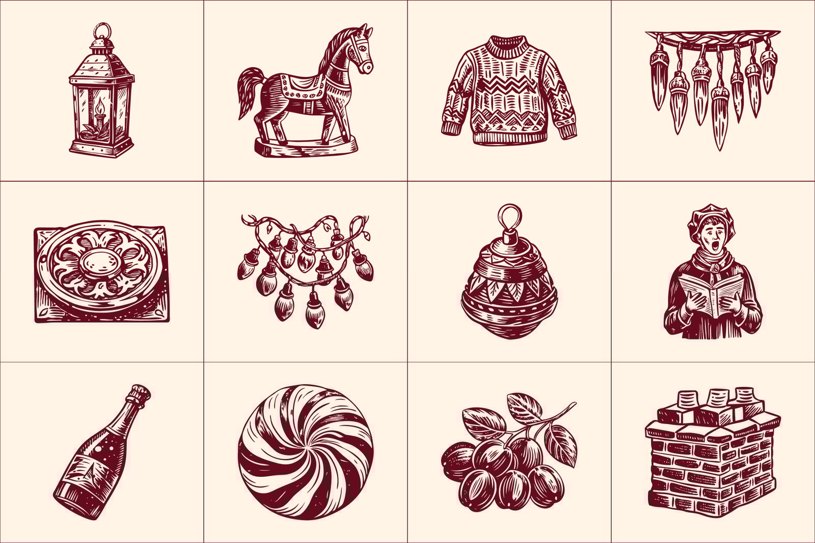 Vintage Christmas Illustrations