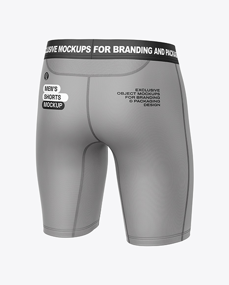 Men's Compression Shorts Mockup - Mockups
