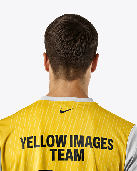 Soccer Goalkeeper Wearing Long Sleeve Jersey and Shorts Mockup