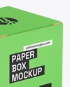 Paper Box Mockup