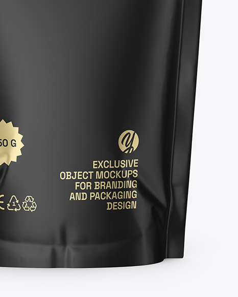 Matte Stand-up Pouch Mockup