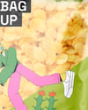 Plastic Bag With Corn Flakes Mockup