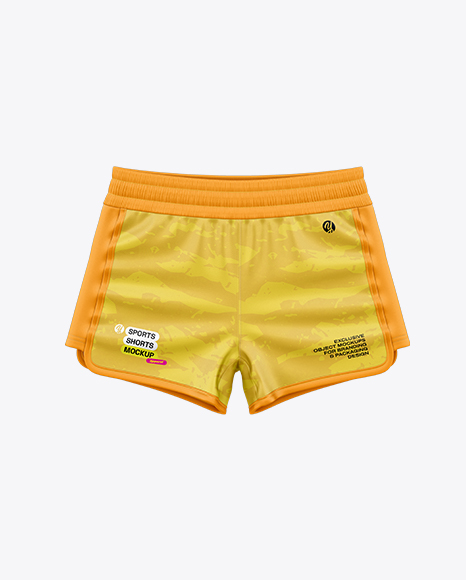 Running Shorts Mockup - Front View