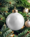 Matte Christmas Ball Mockup