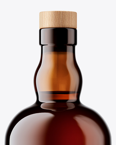 Amber Bottle Mockup