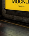Subway Billboard Mockup