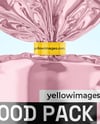 Glossy Metallic Package Mockup