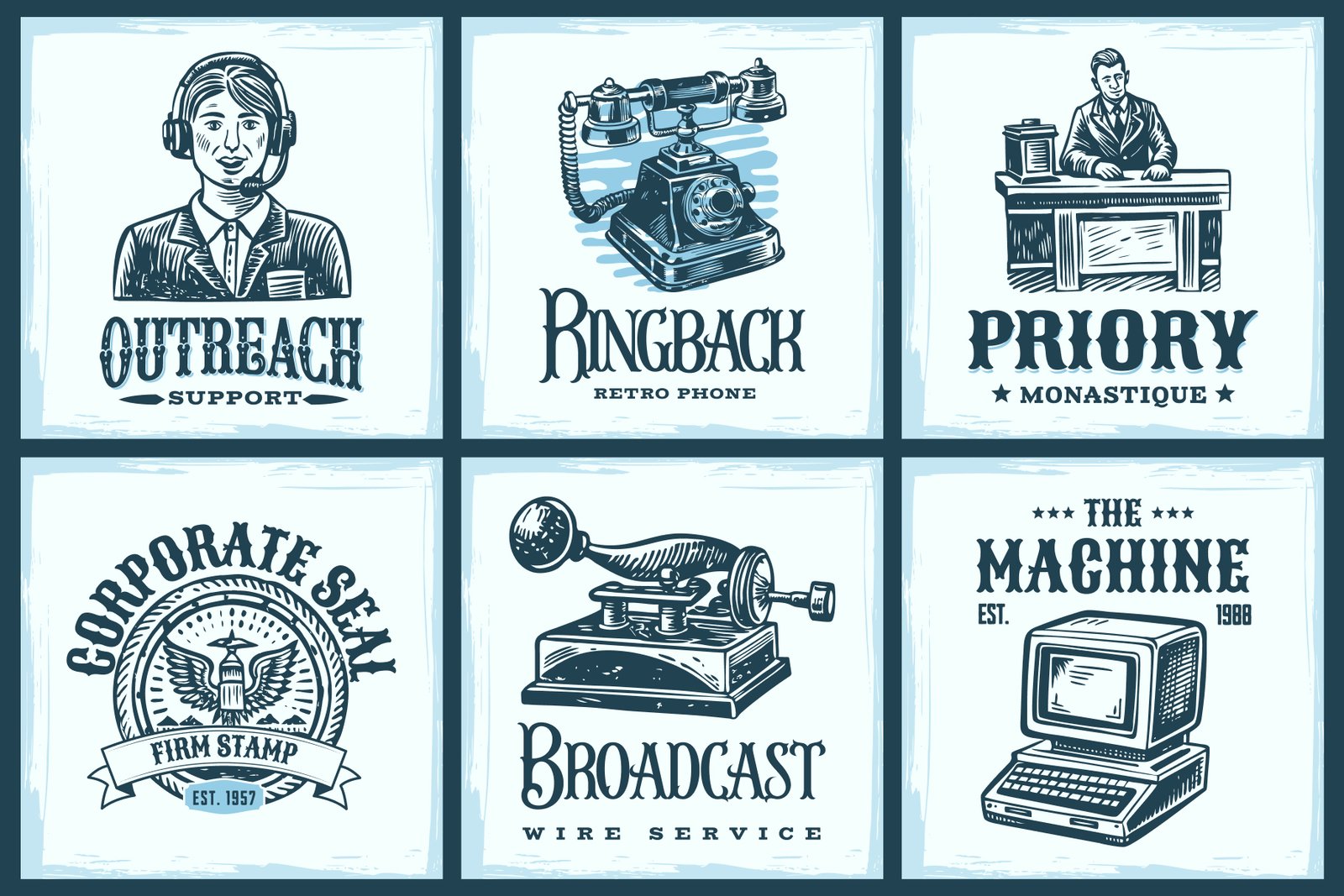 Vintage Business and Banking Icon