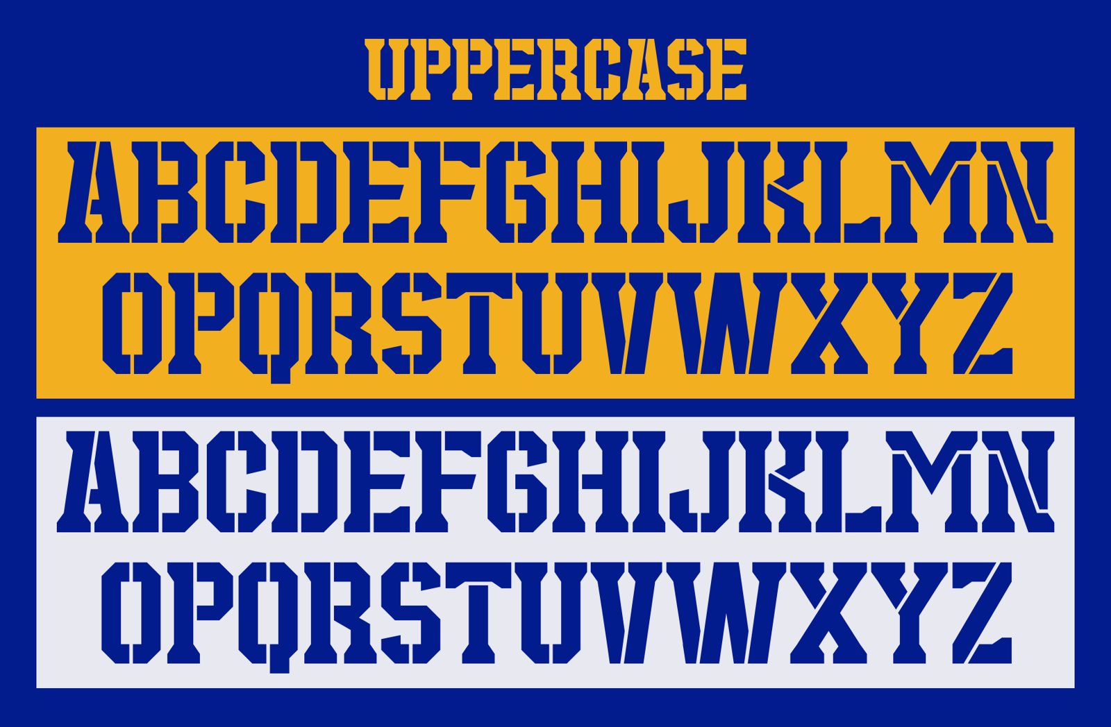 Disway Stencil Slab Font