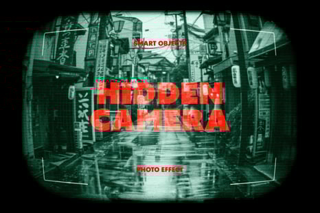 Hidden Camera Photo Effect - Pixelated