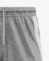 Heather Shorts Mockup - Front View