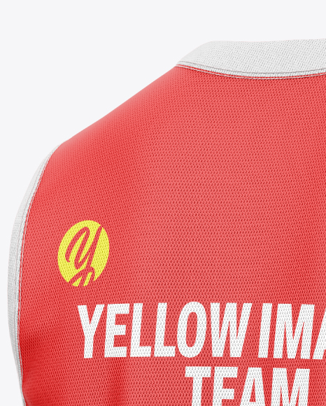 Basketball Kit Mockup - Back Half Side View