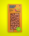 Milk Chocolate Bar with Nuts Mockup