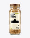 Glass Jar with Fenugreek Seeds Mockup