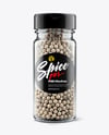 Spice Jar with Whole White Pepper Mockup
