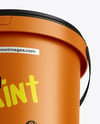 Matte Plastic Bucket Mockup