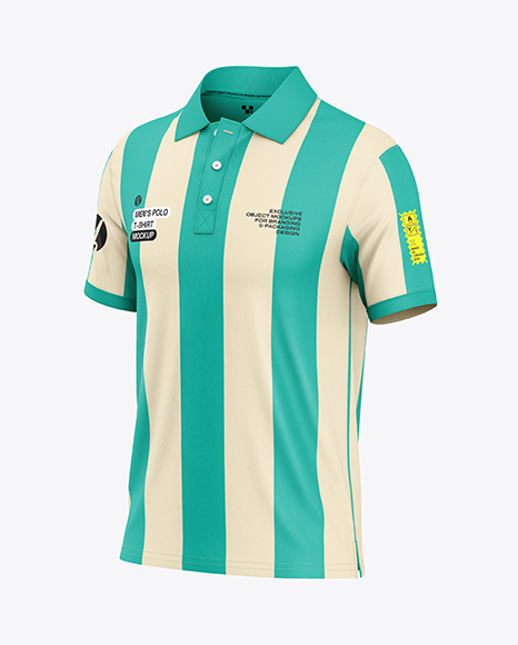 Men's Polo Shirt Mockup - Half Side View - Women's+Polo+PSD+Mockup+Half+Side+View+-+Women's+Polo+PSD+...