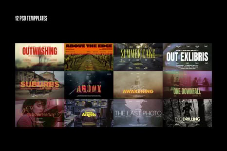 Film Titles Collection - Templates