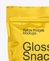 Glossy Sachet Mockup