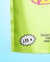 Matte Metallic Pouch Mockup
