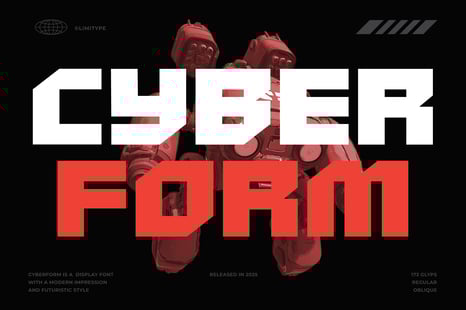 Cyberform - Futuristic Font