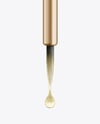 Metallic Hairoil Applicator Tube Mockup