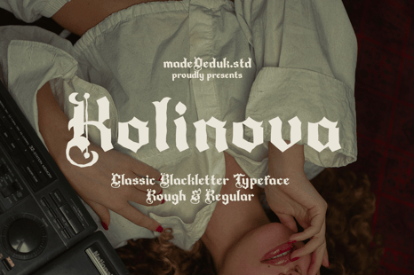 Kolinova Blackletter Font - Gothic Fonts