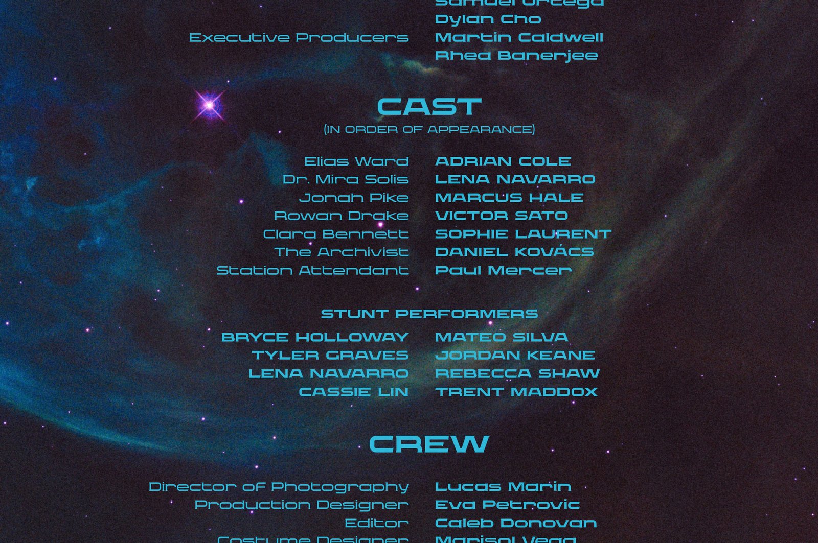 Proscenium Serif - A Widescreen Title Font Designed for Cinema
