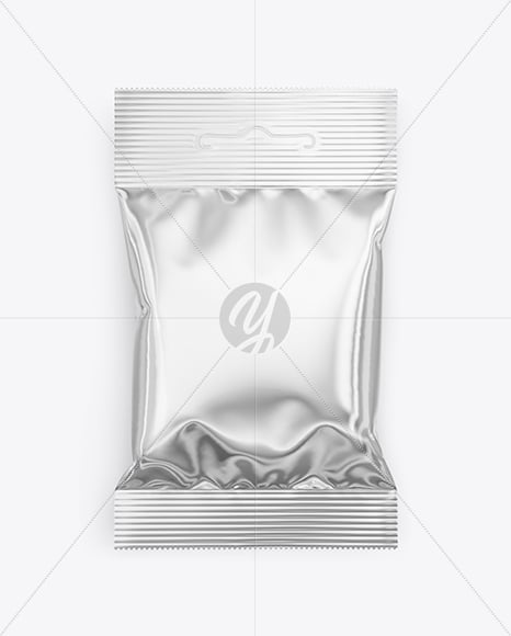 Glossy Metallic Package Mockup