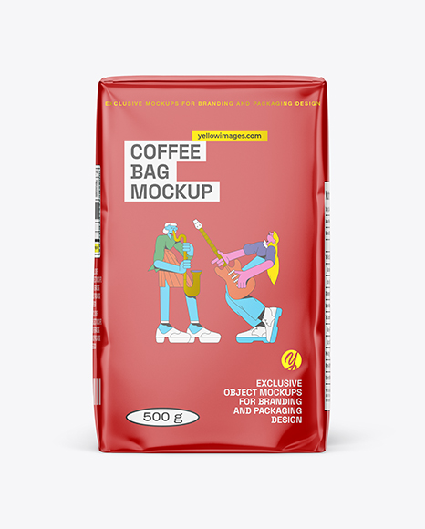 Matte Coffee Bag Mockup - Coffee+Bag+Mockup+-+Masa+Design