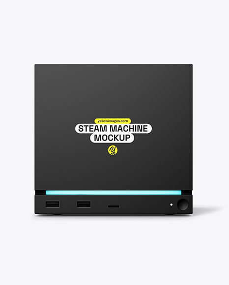 Steam Machine Mockup - Front View