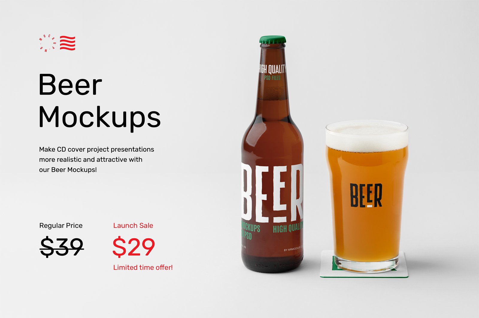 Beer Mockups