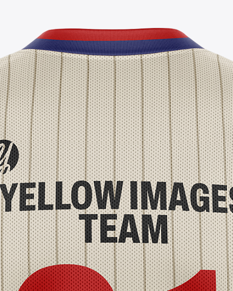 Baseball Jersey Mockup - Back View
