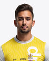 Man Wearing a Full Soccer Kit Mockup