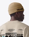 Afro-American Man Wearing T-Shirt Mockup