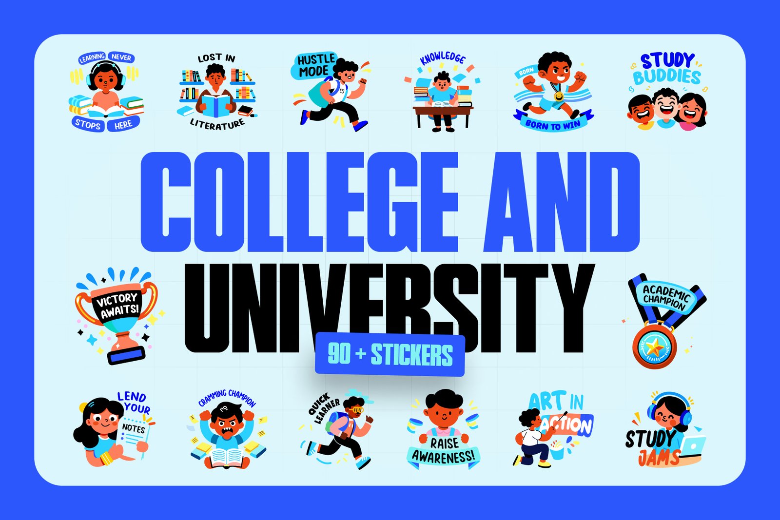 College and University Stickers