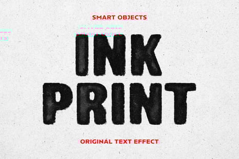 Ink Print Text Effect - Creative Store