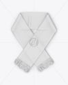 Fan Scarf Mockup - Top View