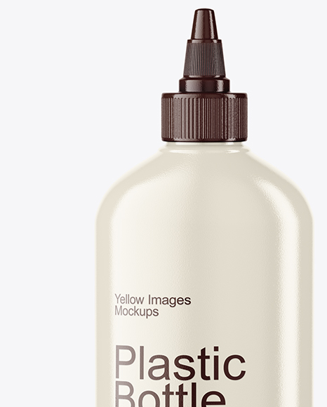 Glossy Cosmetic Bottle Mockup