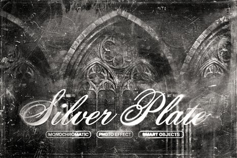 Silver Plate Photo Effect - Add-Ons