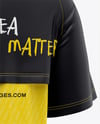 Raglan Short Sleeve Cage Jacket Mockup