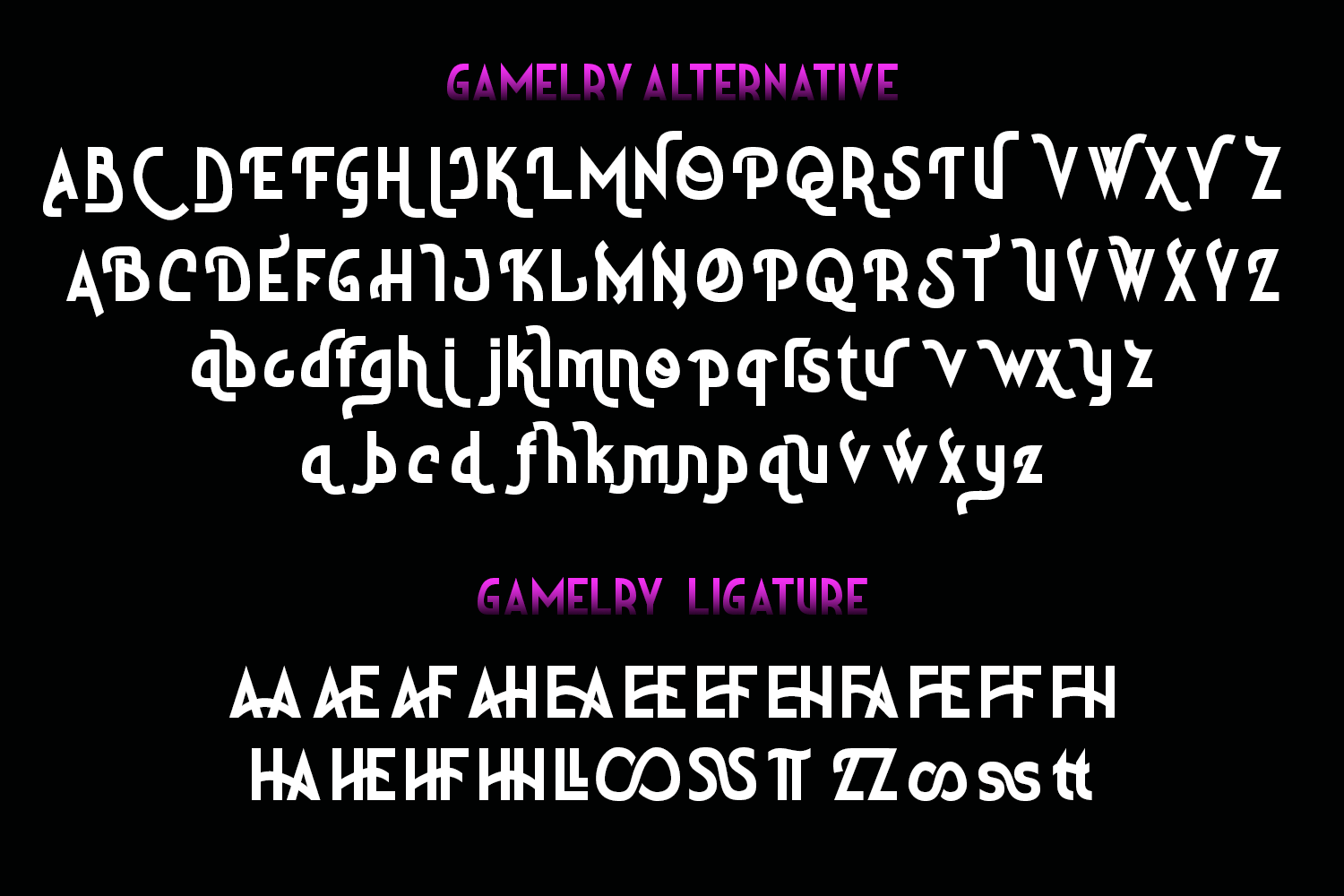 Gamelry Font